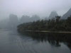 Lijiang River and hills near Guilin